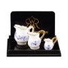 Picture of 3 Milk Jugs in different Sizes - Blue Onion Gold Design